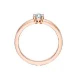 Pierścionek z różowego złota z diamentem AJPZ_003